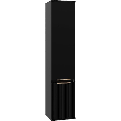 Шкаф пенал Brevita Enfida 35 R ENF-05035-020P Черный матовый