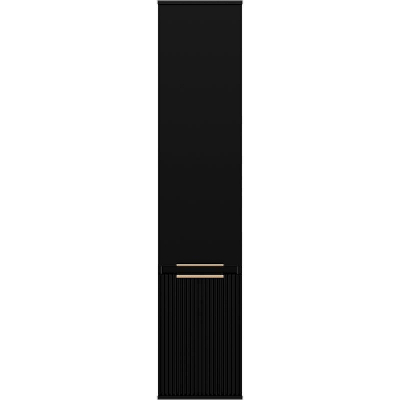 Шкаф пенал Brevita Enfida 35 R ENF-05035-020P Черный матовый