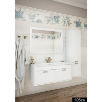 Зеркало Sanflor Ванесса 105 С0001121 Белое, купить, цена, заказать, магазин, доставка, скидка, промокод, купить, цена, заказать, магазин, доставка, скидка, промокод