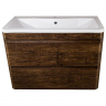 Тумба под раковину Style Line Атлантика Люкс Plus 90 СС-00002209 подвесная Старое дерево, купить, цена, заказать, магазин, доставка, скидка, промокод, купить, цена, заказать, магазин, доставка, скидка, промокод