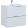 Тумба под раковину Aquanet Джейн 70 313285 подвесная Белая матовая, купить, цена, заказать, магазин, доставка, скидка, промокод, купить, цена, заказать, магазин, доставка, скидка, промокод