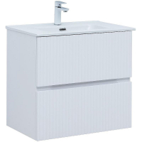 Тумба под раковину Aquanet Джейн 70 313285 подвесная Белая матовая, купить, цена, заказать, магазин, доставка, скидка, промокод, купить, цена, заказать, магазин, доставка, скидка, промокод