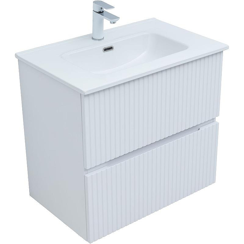 Тумба под раковину Aquanet Джейн 70 313285 подвесная Белая матовая, купить, цена, заказать, магазин, доставка, скидка, промокод, купить, цена, заказать, магазин, доставка, скидка, промокод