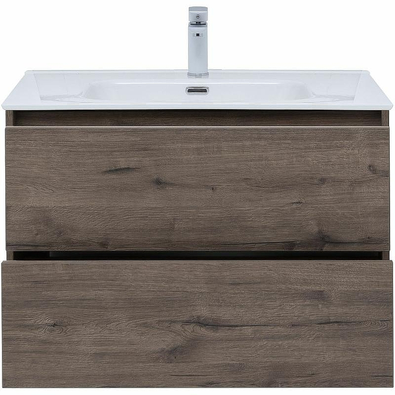 Тумба под раковину Aquanet Lino 80 Flat 287543 подвесная Дуб веллингтон, купить, цена, заказать, магазин, доставка, скидка, промокод, купить, цена, заказать, магазин, доставка, скидка, промокод