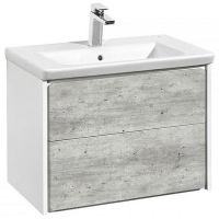 Тумба под раковину Roca Ronda 70 ZRU9303003 подвесная Бетон Белый матовый, купить, цена, заказать, магазин, доставка, скидка, промокод, купить, цена, заказать, магазин, доставка, скидка, промокод