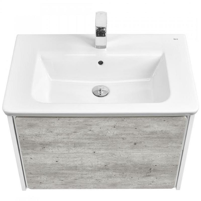 Тумба под раковину Roca Ronda 70 ZRU9303003 подвесная Бетон Белый матовый, купить, цена, заказать, магазин, доставка, скидка, промокод, купить, цена, заказать, магазин, доставка, скидка, промокод