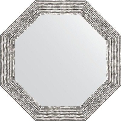 Зеркало Evoform Octagon 77х77 BY 3810 в багетной раме - Волна хром 90