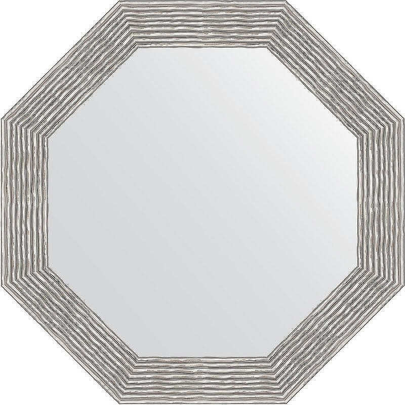 Зеркало Evoform Octagon 77х77 BY 3810 в багетной раме - Волна хром 90, купить, цена, заказать, магазин, доставка, скидка, промокод, купить, цена, заказать, магазин, доставка, скидка, промокод