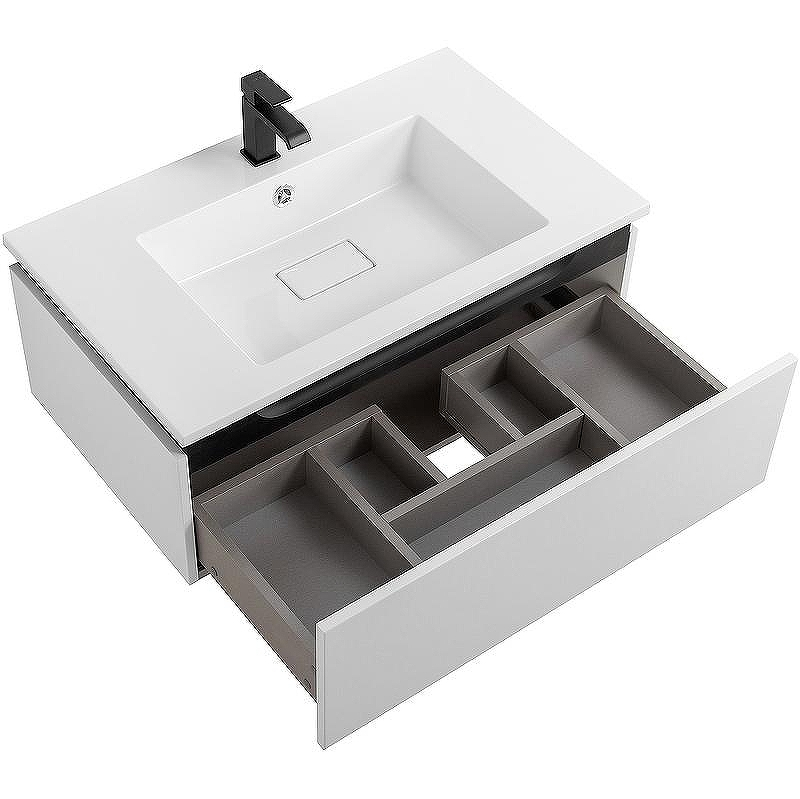 Тумба под раковину Cezares Slider 80 SLIDER-800-1C-SO-BO подвесная Bianco Opaco, купить, цена, заказать, магазин, доставка, скидка, промокод, купить, цена, заказать, магазин, доставка, скидка, промокод