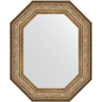 Зеркало Evoform Polygon 80х65 BY 7250 в багетной раме - Виньетка античная бронза 109, купить, цена, заказать, магазин, доставка, скидка, промокод, купить, цена, заказать, магазин, доставка, скидка, промокод