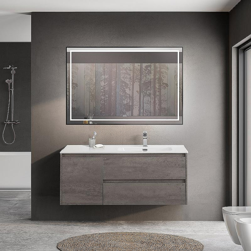 Тумба под раковину BelBagno Kraft 120 R KRAFT-1200-2C-1A-SO-CG-R подвесная Cemento Grigio, купить, цена, заказать, магазин, доставка, скидка, промокод, купить, цена, заказать, магазин, доставка, скидка, промокод