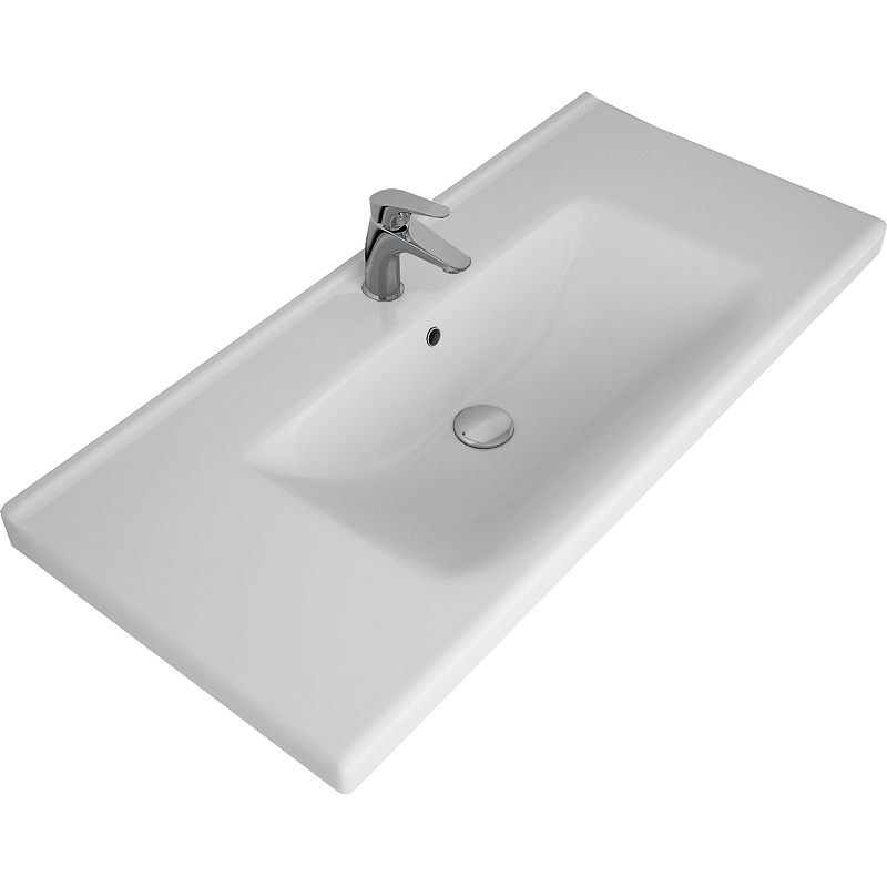 Тумба с раковиной Misty Спарта 100 УТ000013757 Белая матовая, купить, цена, заказать, магазин, доставка, скидка, промокод, купить, цена, заказать, магазин, доставка, скидка, промокод