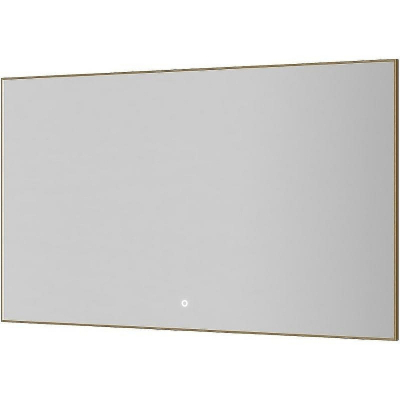 Зеркало Boheme Modern 120x70 543-120-GM с подсветкой Оружейная сталь с сенсорным выключателем и подогревом