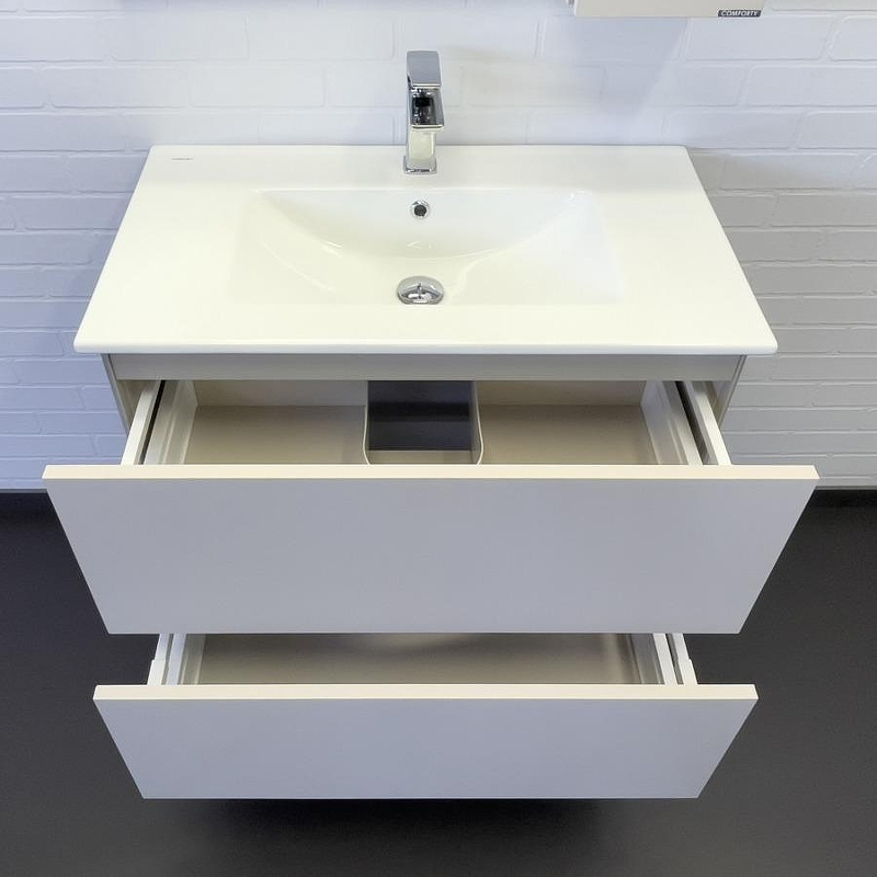 Тумба с раковиной Comforty Бильбао 80Н 00-00017176 Серый шёлк, купить, цена, заказать, магазин, доставка, скидка, промокод, купить, цена, заказать, магазин, доставка, скидка, промокод