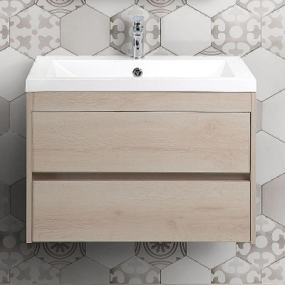 Тумба под раковину Art&Max Family-750-2C-SO-PB подвесная Сканди