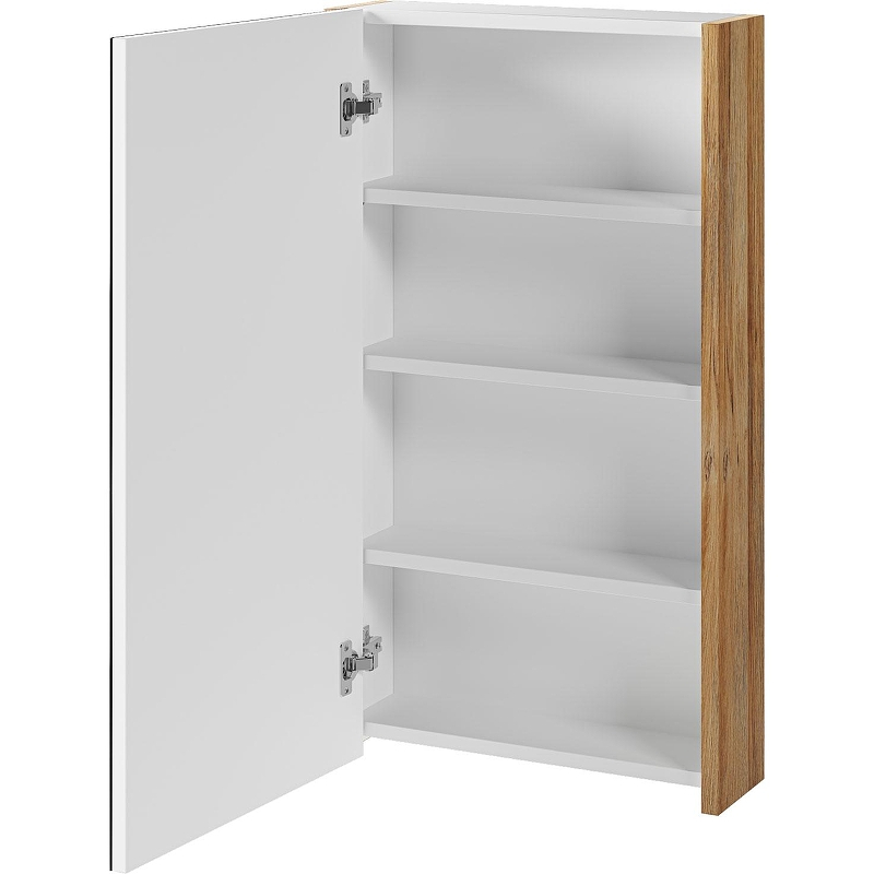 Зеркальный шкаф Misty Ива 45 L П-Ива04045-01Л Дуб Вотан, купить, цена, заказать, магазин, доставка, скидка, промокод, купить, цена, заказать, магазин, доставка, скидка, промокод