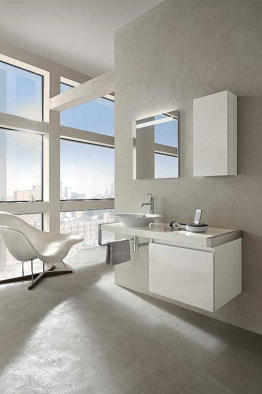 Зеркало Jacob Delafon Parallel 60 EB1411-NF с подсветкой с подогревом и ИК-выключателем, купить, цена, заказать, магазин, доставка, скидка, промокод, купить, цена, заказать, магазин, доставка, скидка, промокод