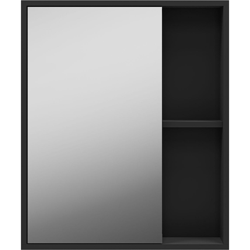 Зеркальный шкаф Misty Ненси 60 П-Нен-04060-50 Антрацит, купить, цена, заказать, магазин, доставка, скидка, промокод, купить, цена, заказать, магазин, доставка, скидка, промокод