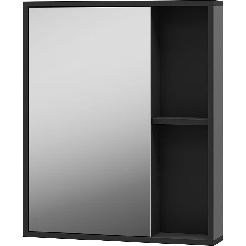 Зеркальный шкаф Misty Ненси 60 П-Нен-04060-50 Антрацит, купить, цена, заказать, магазин, доставка, скидка, промокод, купить, цена, заказать, магазин, доставка, скидка, промокод