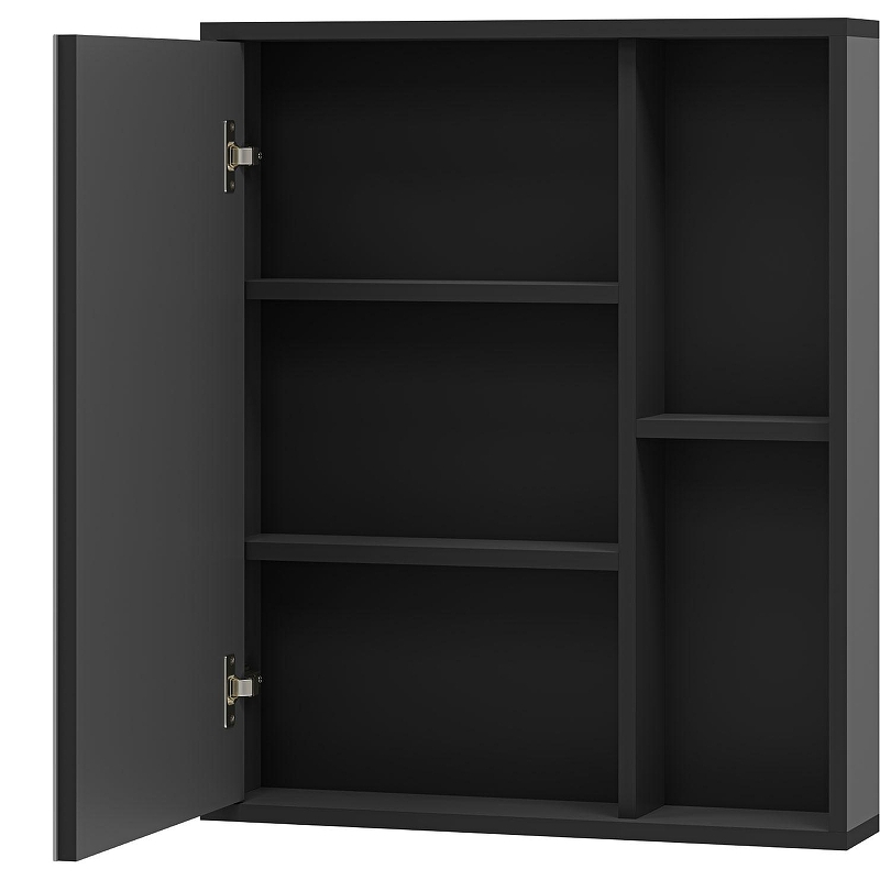 Зеркальный шкаф Misty Ненси 60 П-Нен-04060-50 Антрацит, купить, цена, заказать, магазин, доставка, скидка, промокод, купить, цена, заказать, магазин, доставка, скидка, промокод