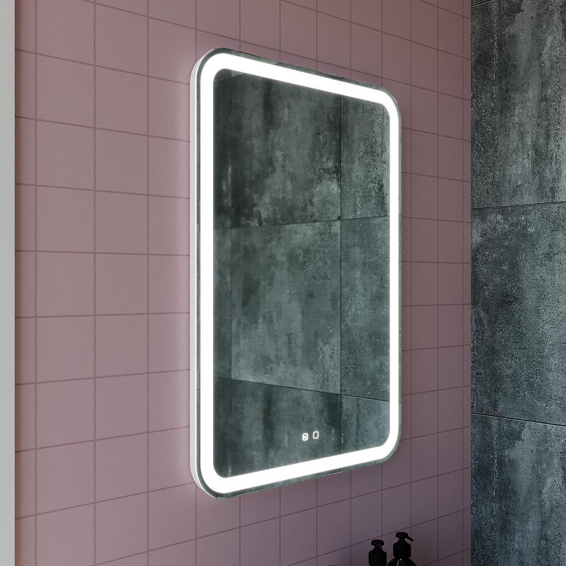 Зеркало Mixline Мальта-Voice 55 555676 с подсветкой с сенсорным выключателем, купить, цена, заказать, магазин, доставка, скидка, промокод, купить, цена, заказать, магазин, доставка, скидка, промокод