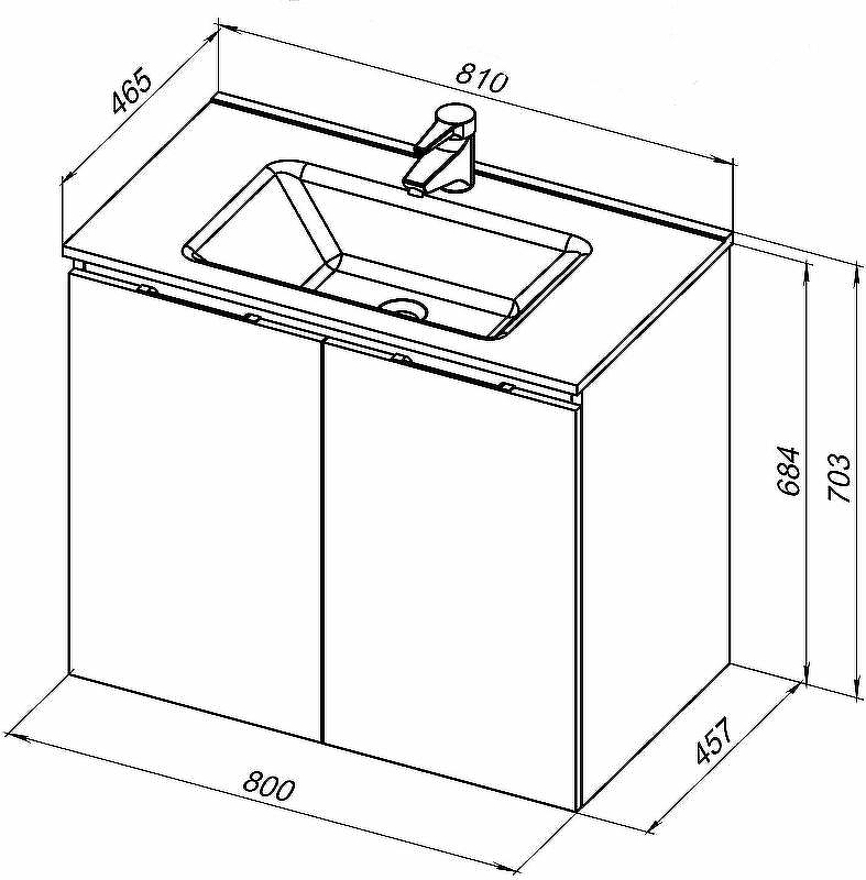 Тумба под раковину Aquanet Алвита New 80 277526 подвесная Белая матовая, купить, цена, заказать, магазин, доставка, скидка, промокод, купить, цена, заказать, магазин, доставка, скидка, промокод