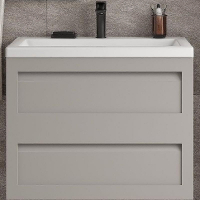 Тумба под раковину Art&Max AM-Platino-750-2C-SO-GCM подвесная Светло-серая матовая, купить, цена, заказать, магазин, доставка, скидка, промокод, купить, цена, заказать, магазин, доставка, скидка, промокод