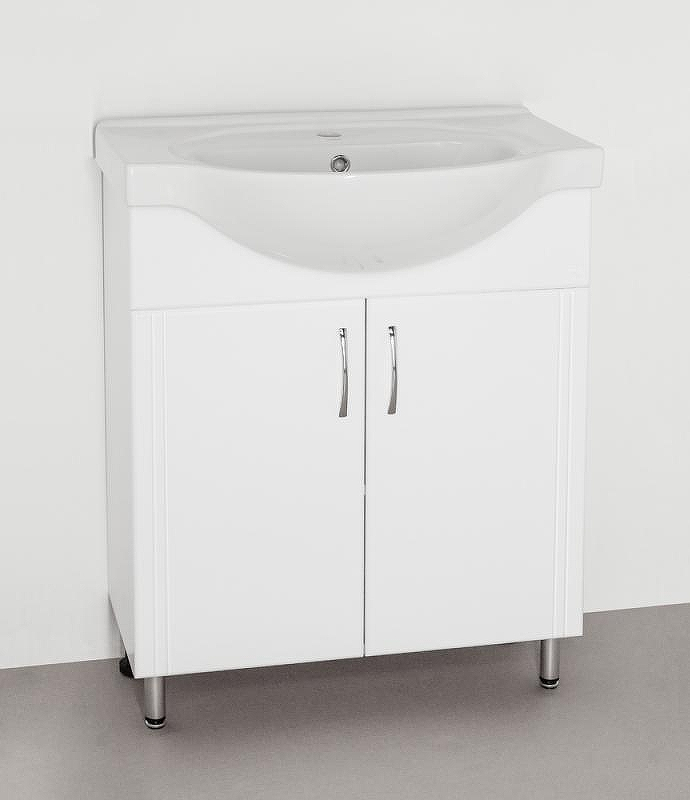 Тумба под раковину Style Line Эко Стандарт 23 Эрика 70 Белый глянец, купить, цена, заказать, магазин, доставка, скидка, промокод, купить, цена, заказать, магазин, доставка, скидка, промокод