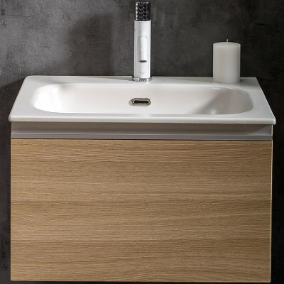 Тумба под раковину Boheme Armadi Art Vallessi 60 837-060-L подвесная Дуб светлый матовый