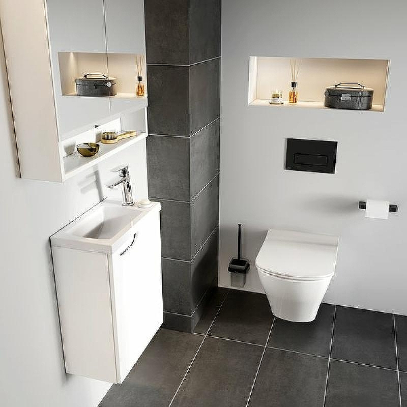 Зеркальный шкаф Ravak MC Classic II 60 X000001469 с подсветкой Белый глянцевый, купить, цена, заказать, магазин, доставка, скидка, промокод, купить, цена, заказать, магазин, доставка, скидка, промокод