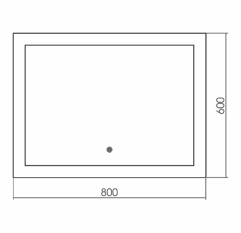 Зеркало Grossman Classic 80 180600 с подсветкой с сенсорным выключателем, купить, цена, заказать, магазин, доставка, скидка, промокод, купить, цена, заказать, магазин, доставка, скидка, промокод