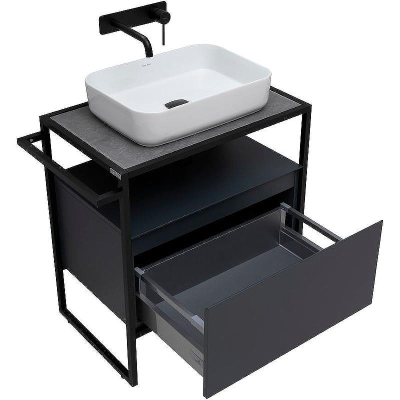 Тумба под раковину Allen Brau Priority 70 1.31001.AM Антрацит матовый, купить, цена, заказать, магазин, доставка, скидка, промокод, купить, цена, заказать, магазин, доставка, скидка, промокод