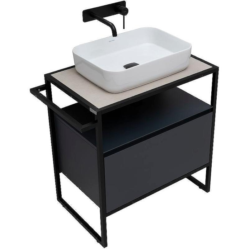 Тумба под раковину Allen Brau Priority 70 1.31001.AM Антрацит матовый, купить, цена, заказать, магазин, доставка, скидка, промокод, купить, цена, заказать, магазин, доставка, скидка, промокод