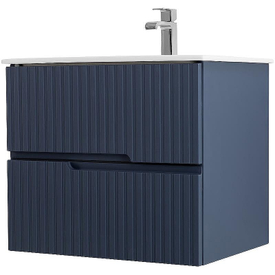 Тумба под раковину Cezares Duet 60 DUET-600-2C-SO-GR-P подвесная Grafito