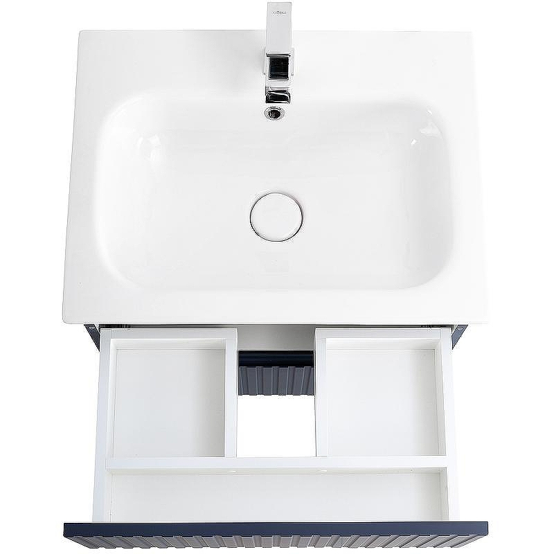 Тумба под раковину Cezares Duet 60 DUET-600-2C-SO-GR-P подвесная Grafito, купить, цена, заказать, магазин, доставка, скидка, промокод, купить, цена, заказать, магазин, доставка, скидка, промокод