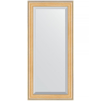 Зеркало Evoform Exclusive 111х51 BY 1143 с фацетом в багетной раме - Сосна 62, купить, цена, заказать, магазин, доставка, скидка, промокод, купить, цена, заказать, магазин, доставка, скидка, промокод
