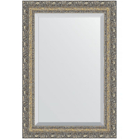 Зеркало Evoform Exclusive 95х65 BY 1280 с фацетом в багетной раме - Виньетка бронзовая 85, купить, цена, заказать, магазин, доставка, скидка, промокод, купить, цена, заказать, магазин, доставка, скидка, промокод