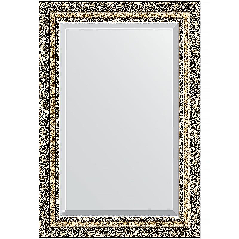 Зеркало Evoform Exclusive 95х65 BY 1280 с фацетом в багетной раме - Виньетка бронзовая 85, купить, цена, заказать, магазин, доставка, скидка, промокод, купить, цена, заказать, магазин, доставка, скидка, промокод