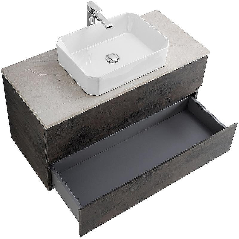 Тумба под раковину Cezares Molveno 46 100 MOLVENO 46-100-2C-SO-OSS подвесная Ossido, купить, цена, заказать, магазин, доставка, скидка, промокод, купить, цена, заказать, магазин, доставка, скидка, промокод