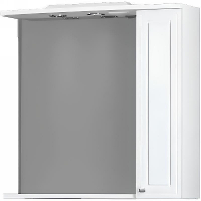 Зеркало со шкафом Dorff Comfort 75 R M97MPR0751WG с подсветкой Белое