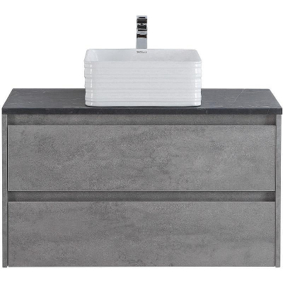Тумба под раковину BelBagno Kraft 80 KRAFT-800-2C-SO-CG подвесная Cemento Grigio