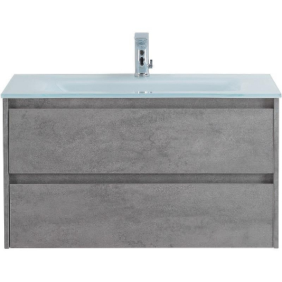 Тумба под раковину BelBagno Kraft 80 KRAFT-800-2C-SO-CG подвесная Cemento Grigio