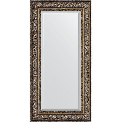 Зеркало Evoform Exclusive 120х60 BY 3505 с фацетом в багетной раме - Виньетка состаренная бронза 109