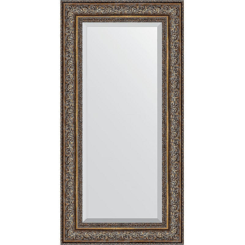 Зеркало Evoform Exclusive 120х60 BY 3505 с фацетом в багетной раме - Виньетка состаренная бронза 109, купить, цена, заказать, магазин, доставка, скидка, промокод, купить, цена, заказать, магазин, доставка, скидка, промокод