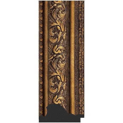 Зеркало Evoform Exclusive 120х60 BY 3505 с фацетом в багетной раме - Виньетка состаренная бронза 109