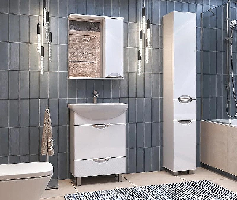 Зеркало со шкафом Vigo Callao 60 R z.CAL.60.R Белое, купить, цена, заказать, магазин, доставка, скидка, промокод, купить, цена, заказать, магазин, доставка, скидка, промокод