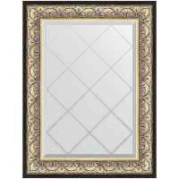 Зеркало Evoform Exclusive-G 92х70 BY 4122 с гравировкой в багетной раме - Барокко золото 106, купить, цена, заказать, магазин, доставка, скидка, промокод, купить, цена, заказать, магазин, доставка, скидка, промокод