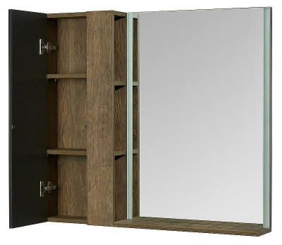 Зеркало Aquaton Терра 61 1A247302TEDY0 с подсветкой Дуб кантри