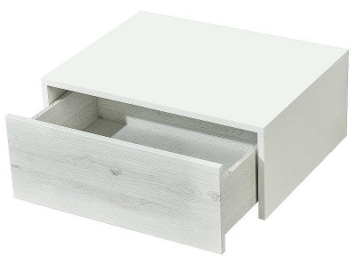 Тумба Aquaton Сакура 60 1A220403SKW80 подвесная Ольха наварра Белый глянец