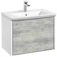 Тумба под раковину Roca Ronda 80 ZRU9303004 подвесная Бетон Белый матовый, купить, цена, заказать, магазин, доставка, скидка, промокод, купить, цена, заказать, магазин, доставка, скидка, промокод
